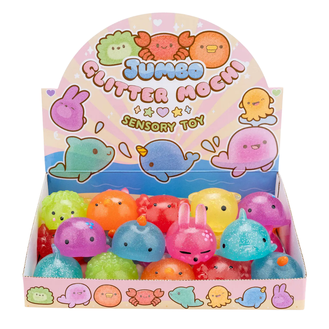 Jumbo Glitter Mochi Sensory Toy