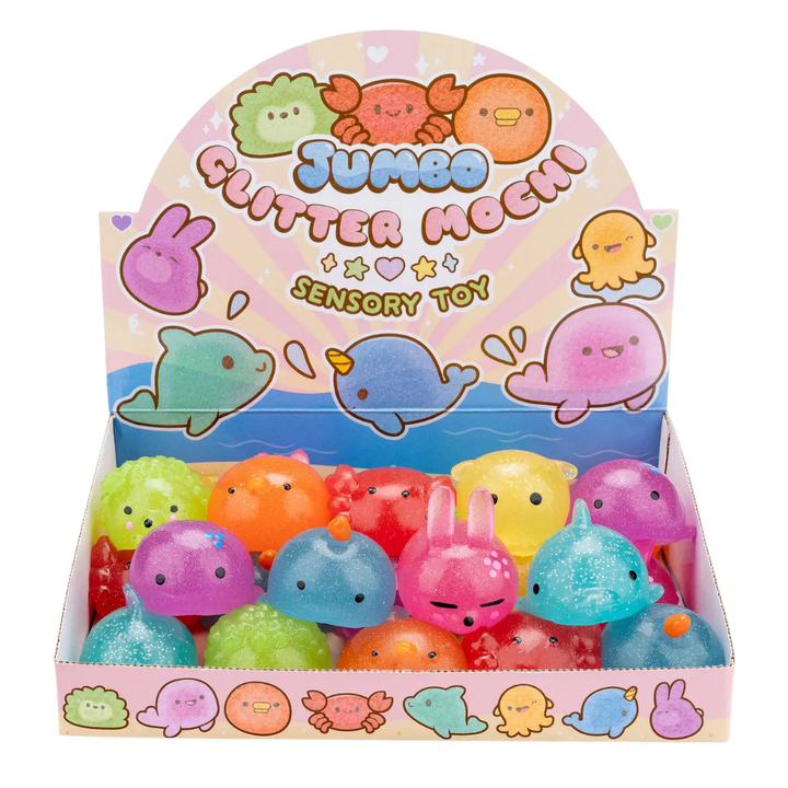 Jumbo Glitter Mochi Sensory Toy