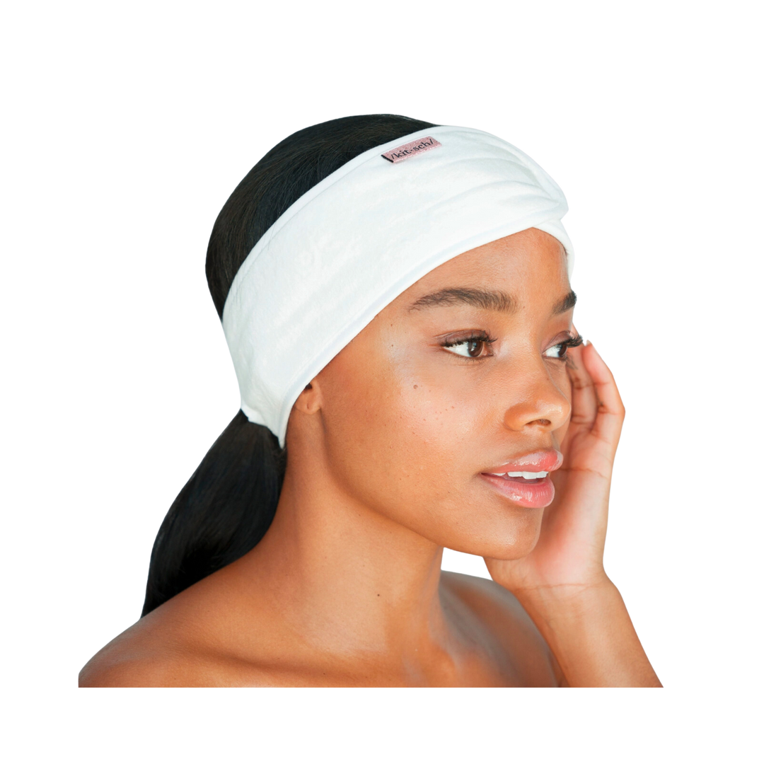 Microfiber Spa Headband - White