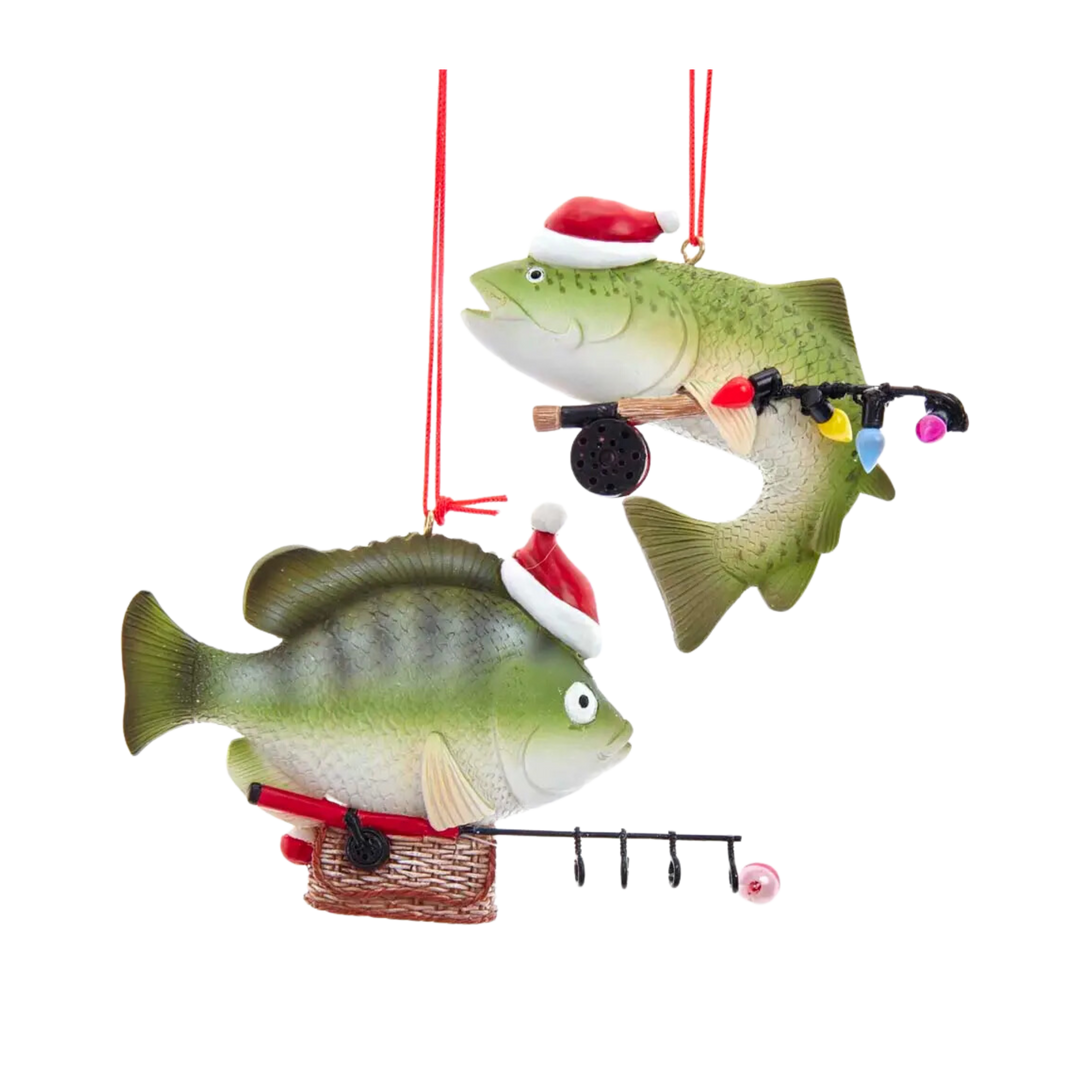 Fish Fishing Ornament