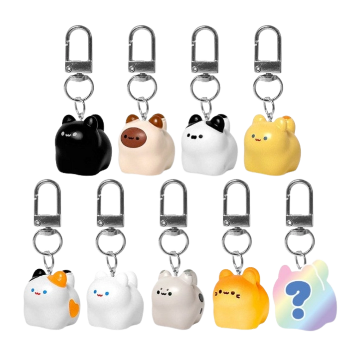 Bread Cat Keychain Mystery Box