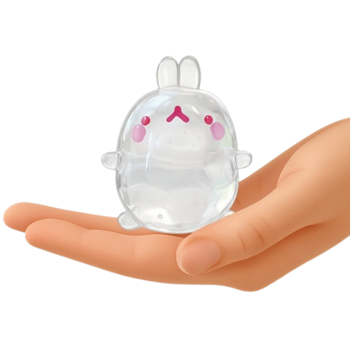 Molang Clear Mochi Squish Toy