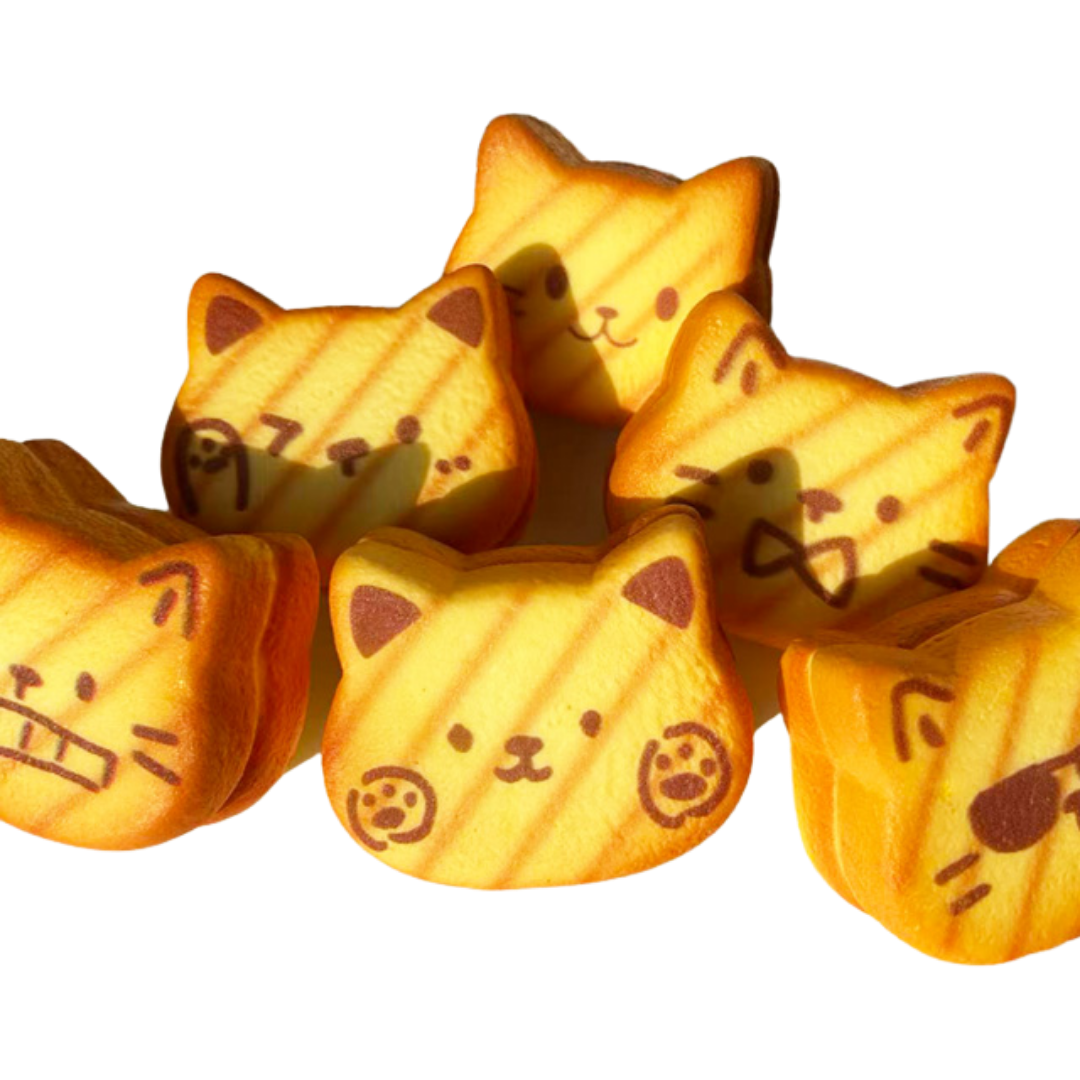 Nyang Nyang Cat Bread Squish Toy