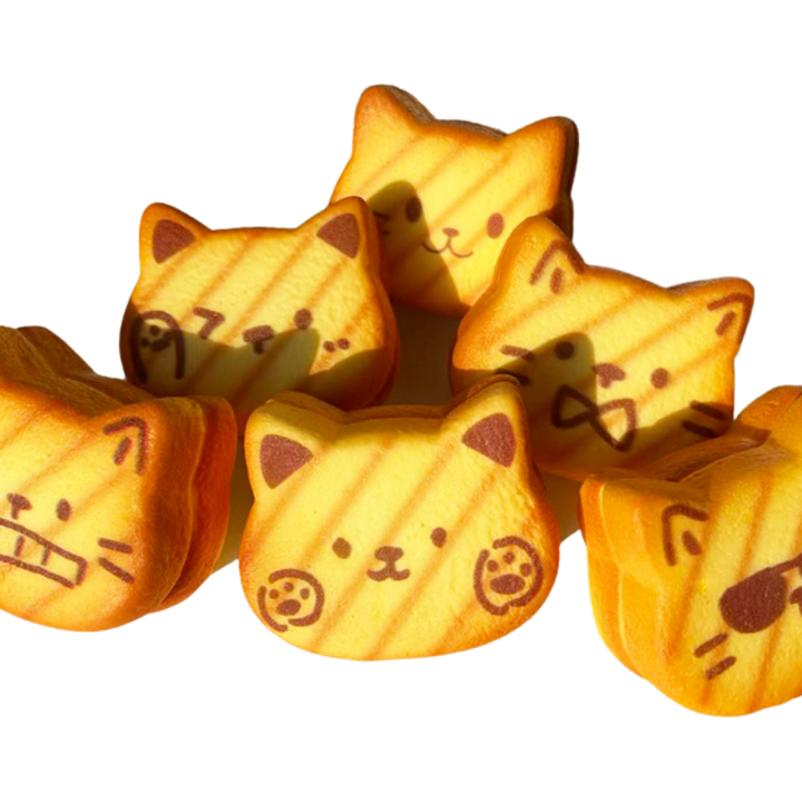 Nyang Nyang Cat Bread Squish Toy