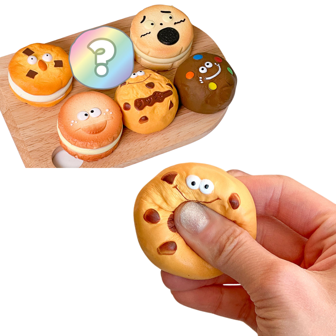 Cute Bakery Cookie Squishy Keychain Blind Box