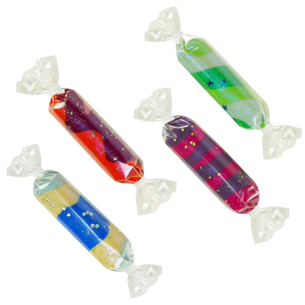 Play Dough Glitter Roll