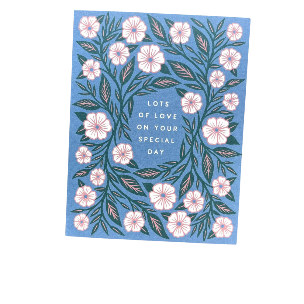 Lots of Love On Your Special Day, Offset Printed Card