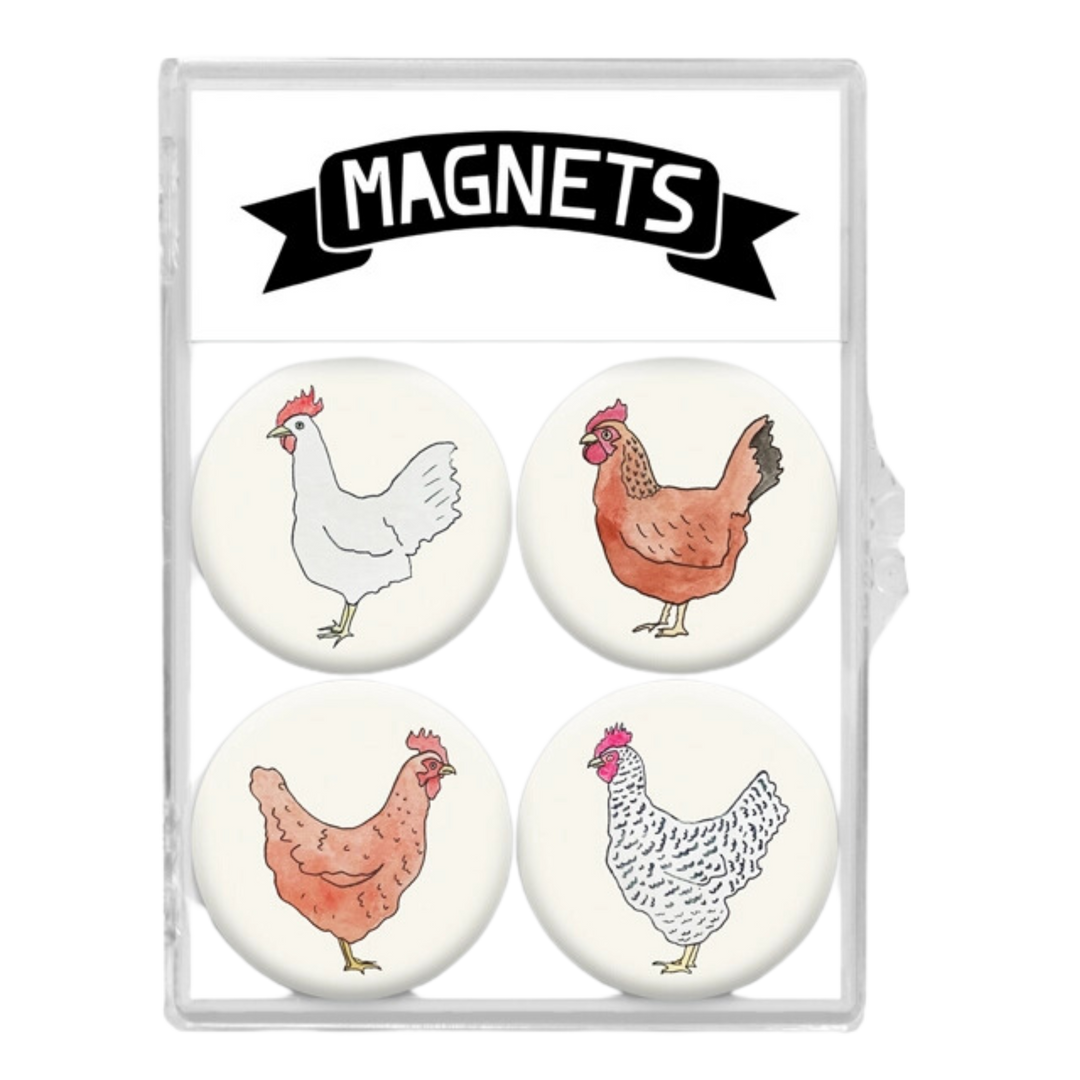 Chicken Magnet Set