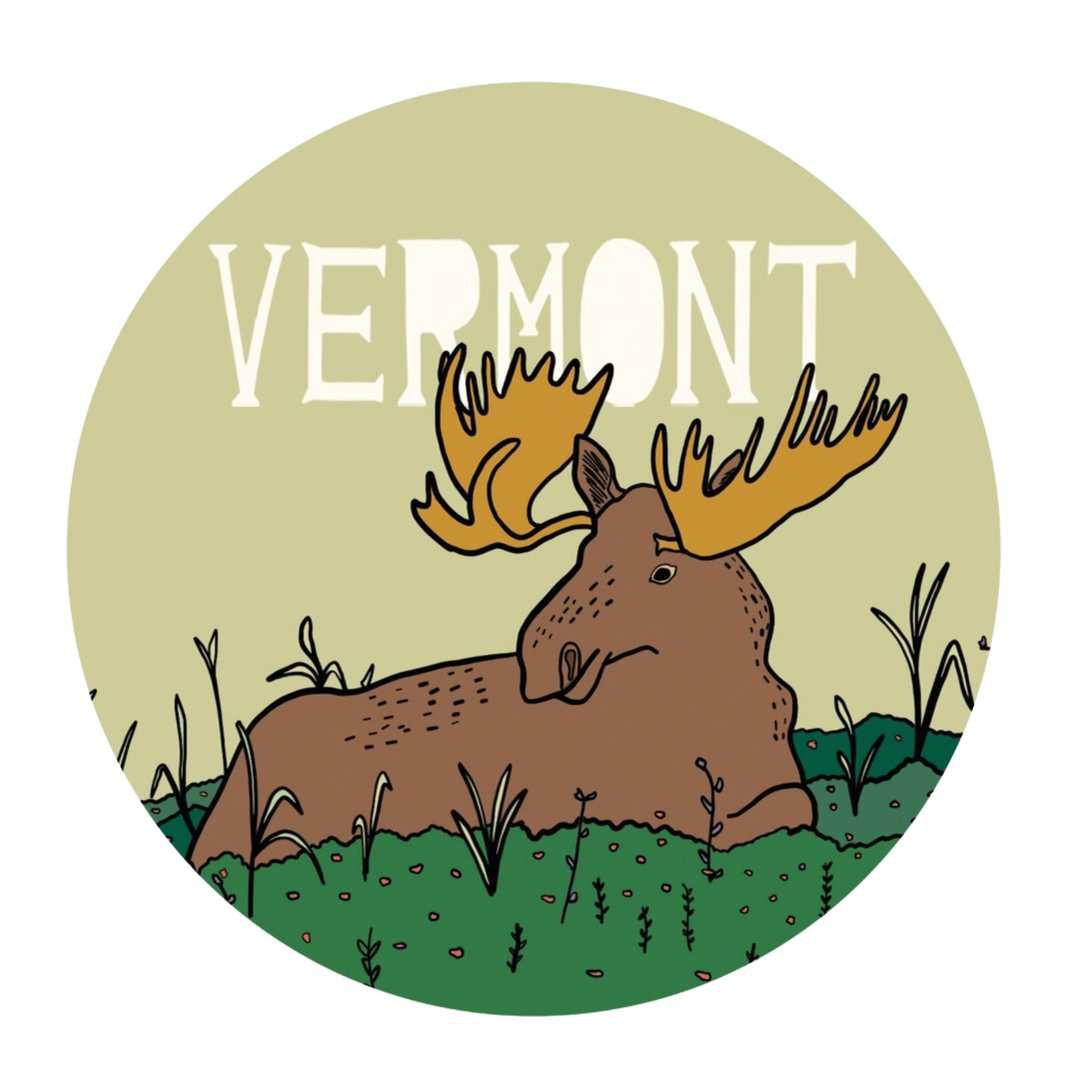 Vermont Moose Sticker