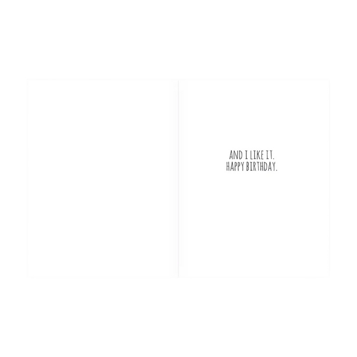 Unicorn Weird Birthday Card