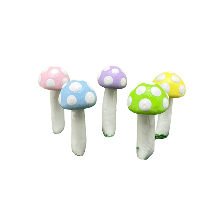 Fairy Garden Mushroom Plant Pick