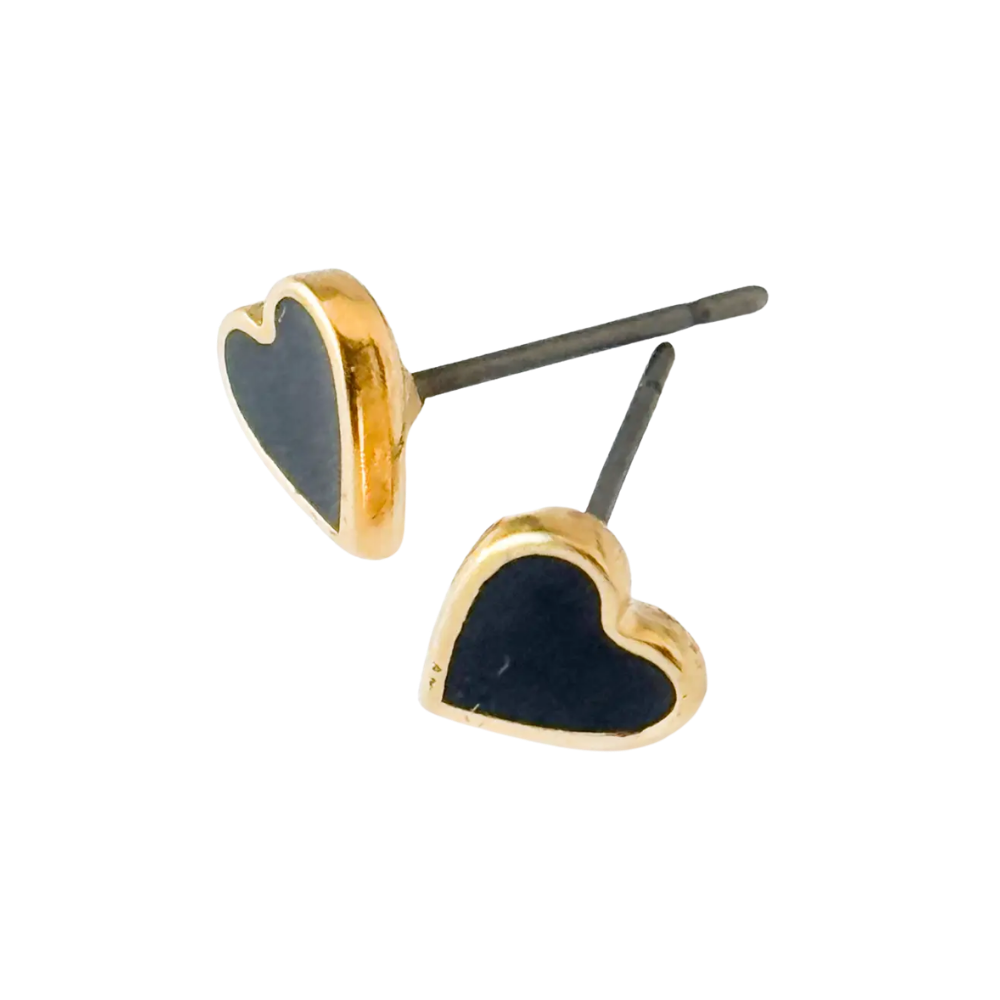 Tiny Heart Studs