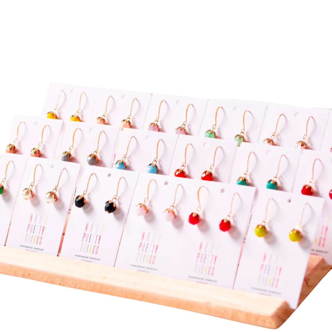 Tiny Colorful Earrings