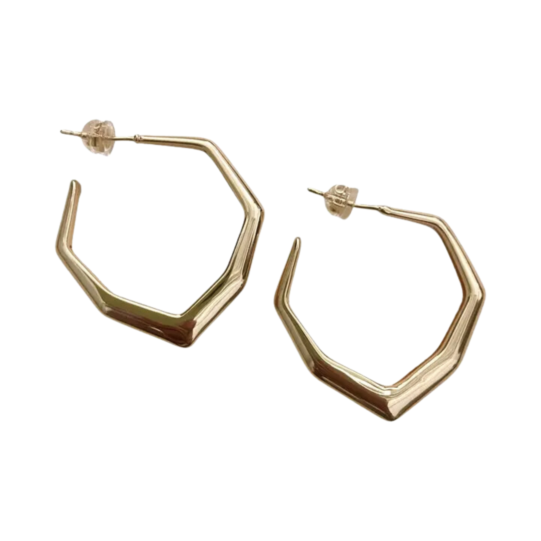 Wren Gold Hoops