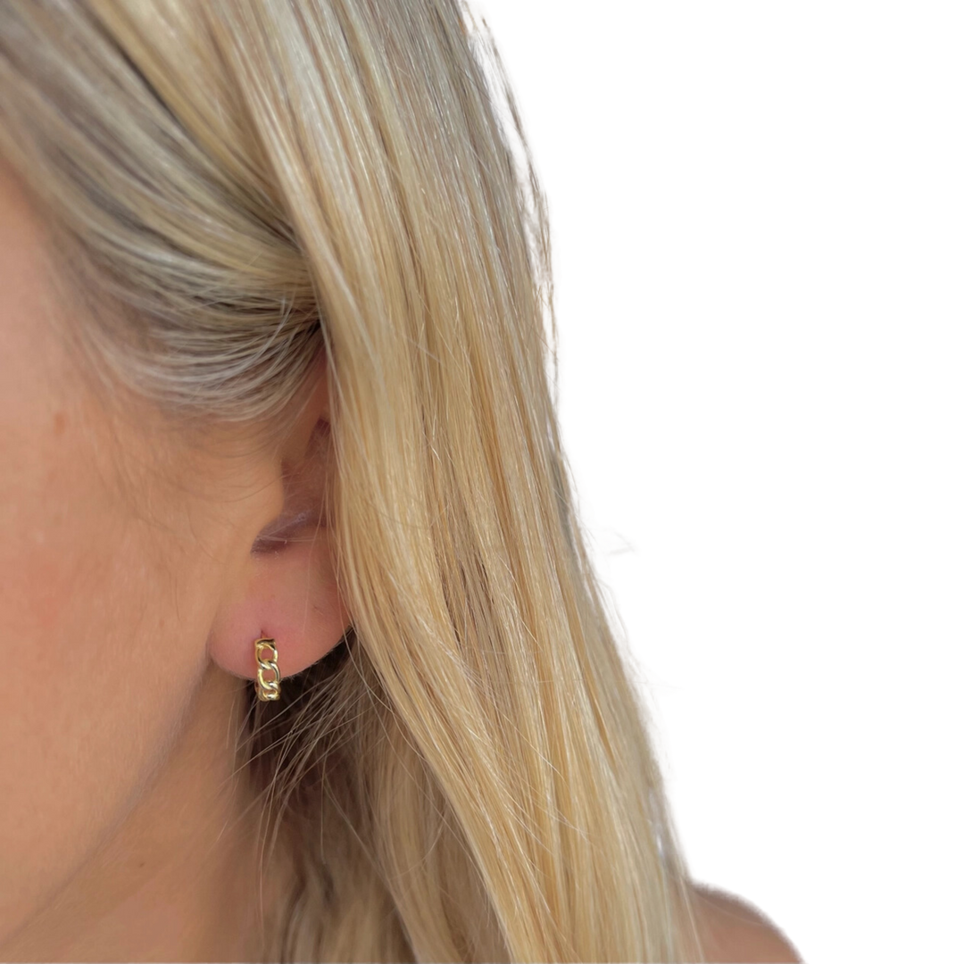 Mia Mini Braided Hoops