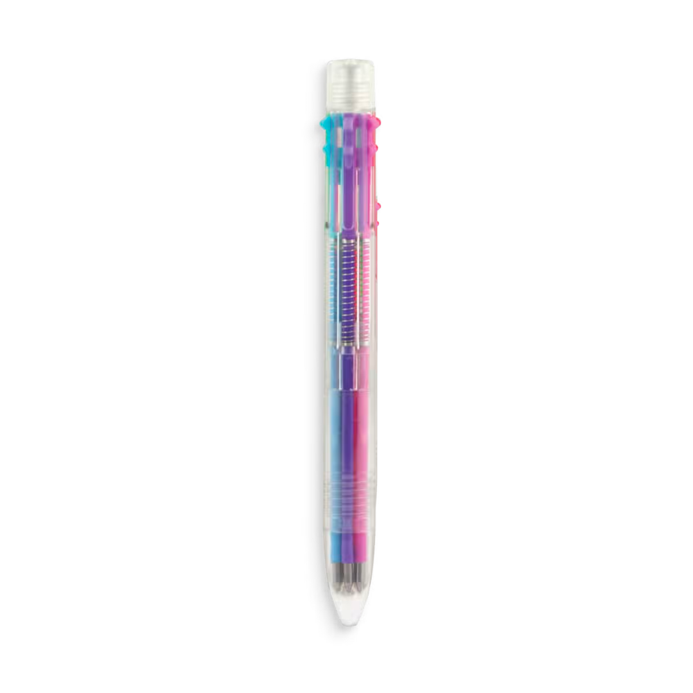 Six Click Colored Gel Pen