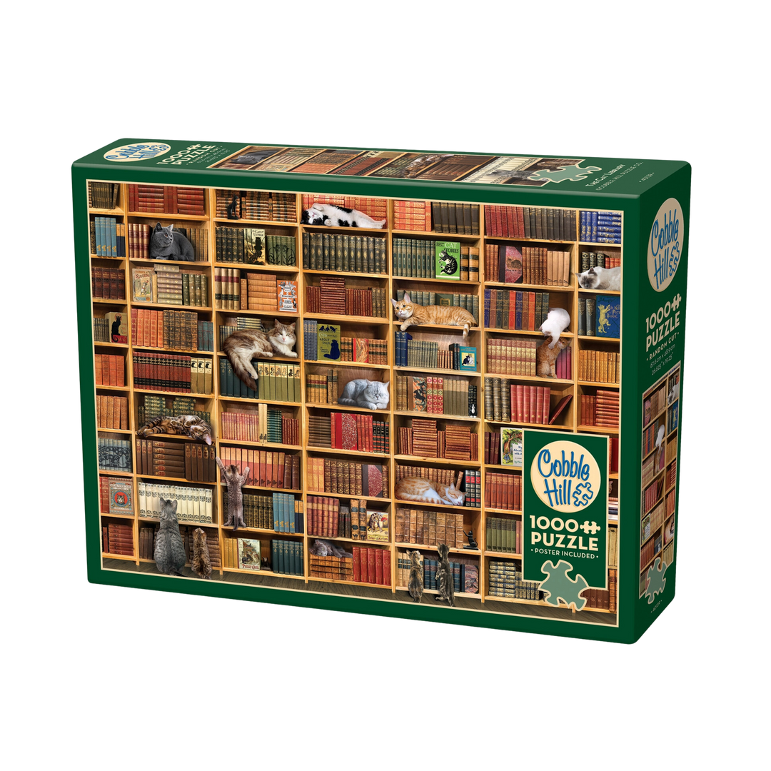The Cat Library 1000pc Puzzle