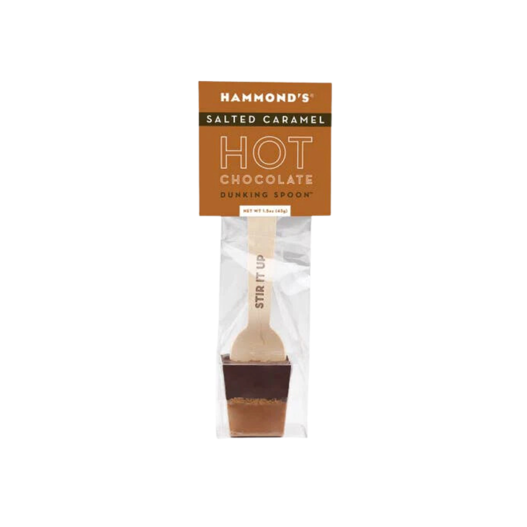 Dark Chocolate Salted Caramel Dunking Spoon