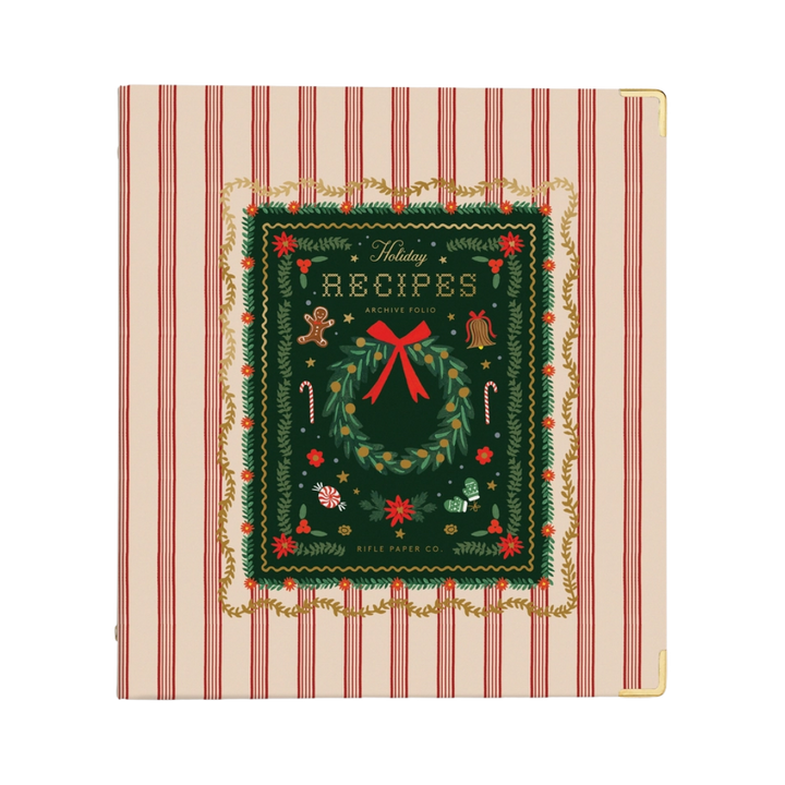 Holly Jolly Recipe Binder