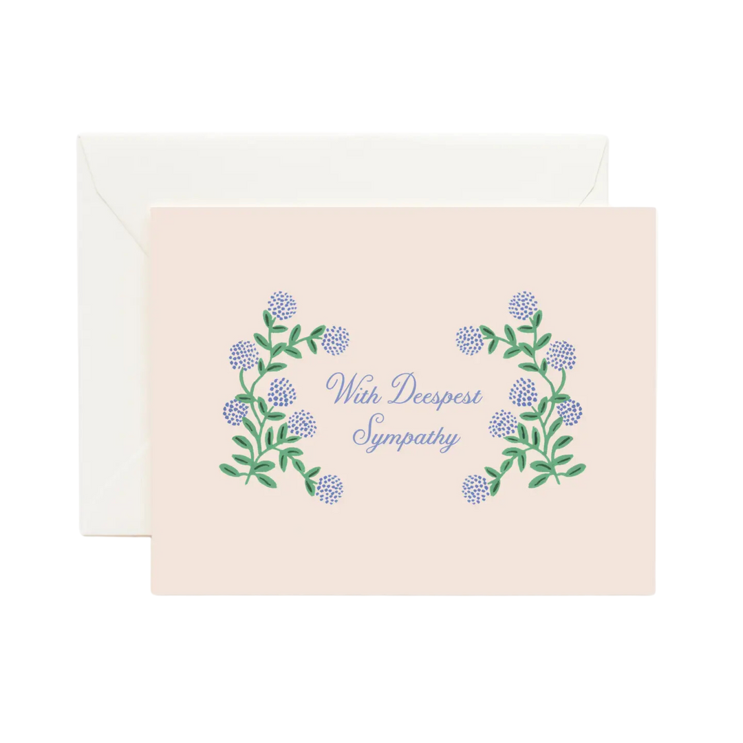 Hydrangea Sympathy Card