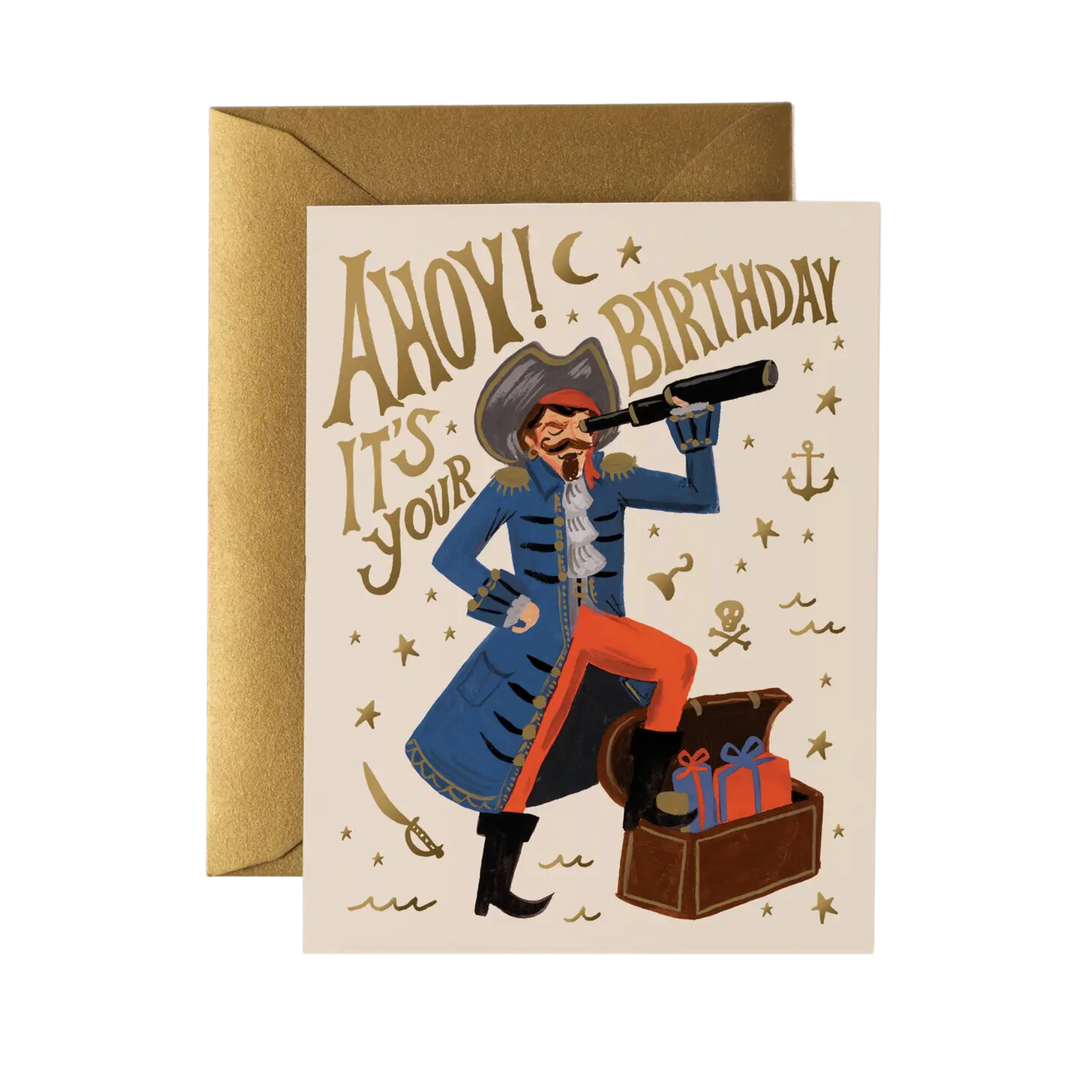 Pirate Birthday Card