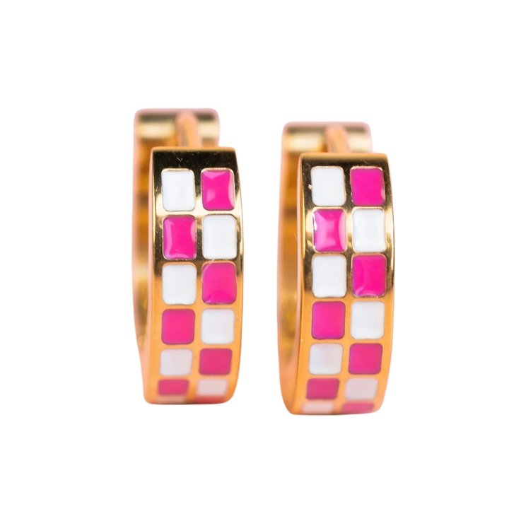 Hot Pink Checkered Huggies