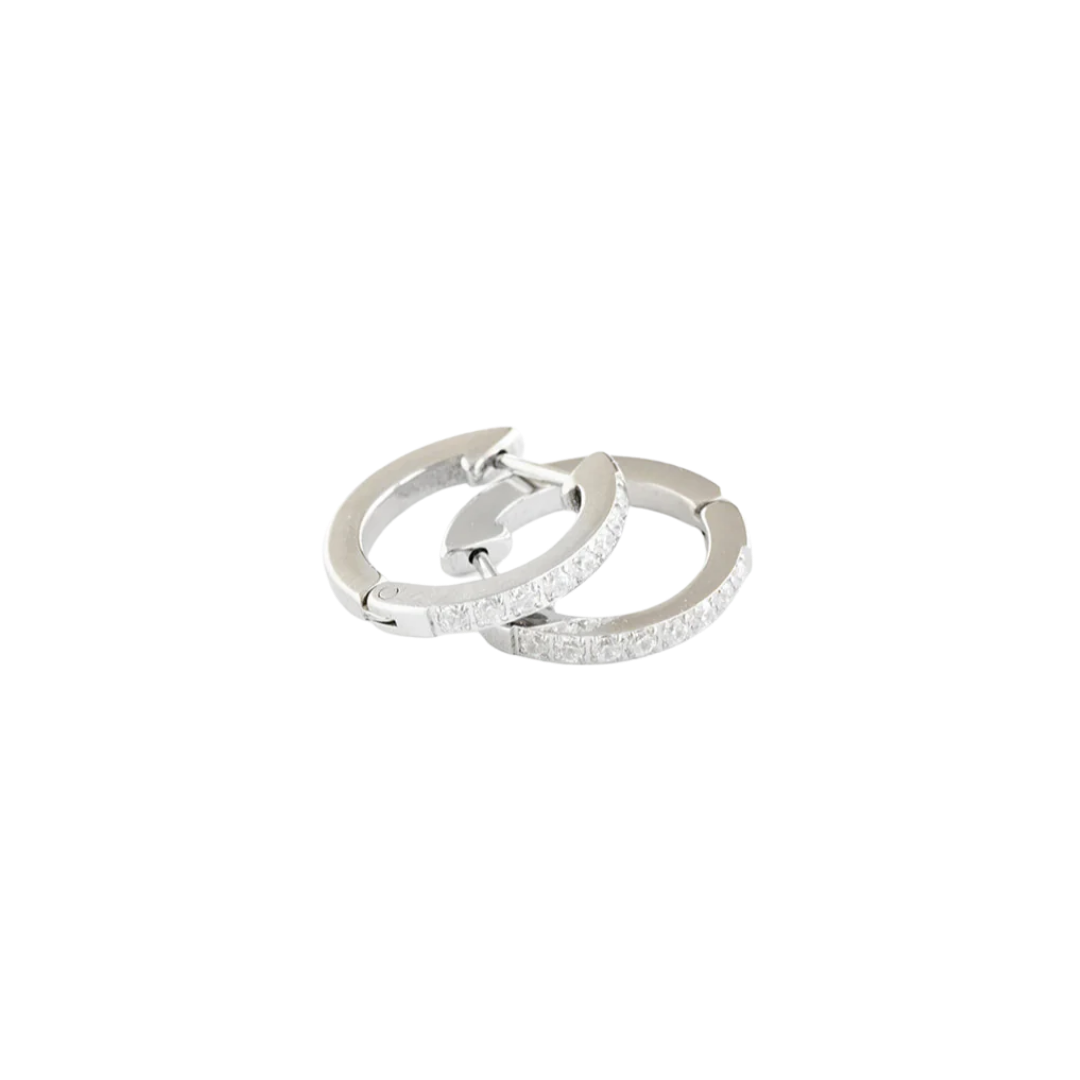 Gem Hoop Earrings