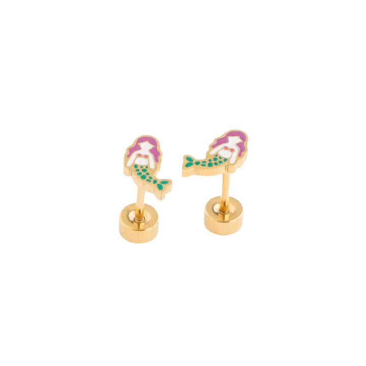 Mermaid Stud Earrings