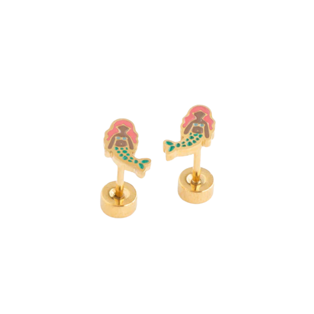 Mermaid Stud Earrings