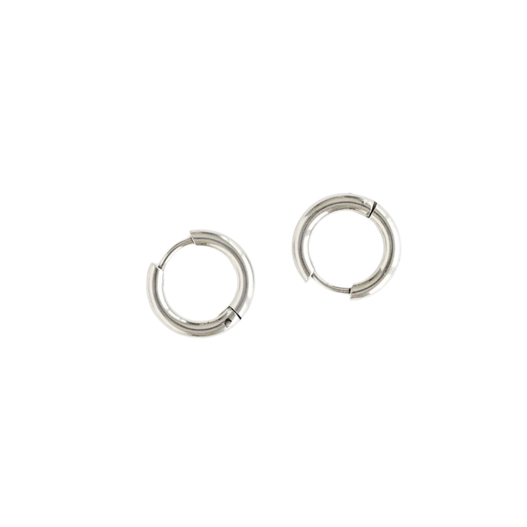 Silver Endless Hoop