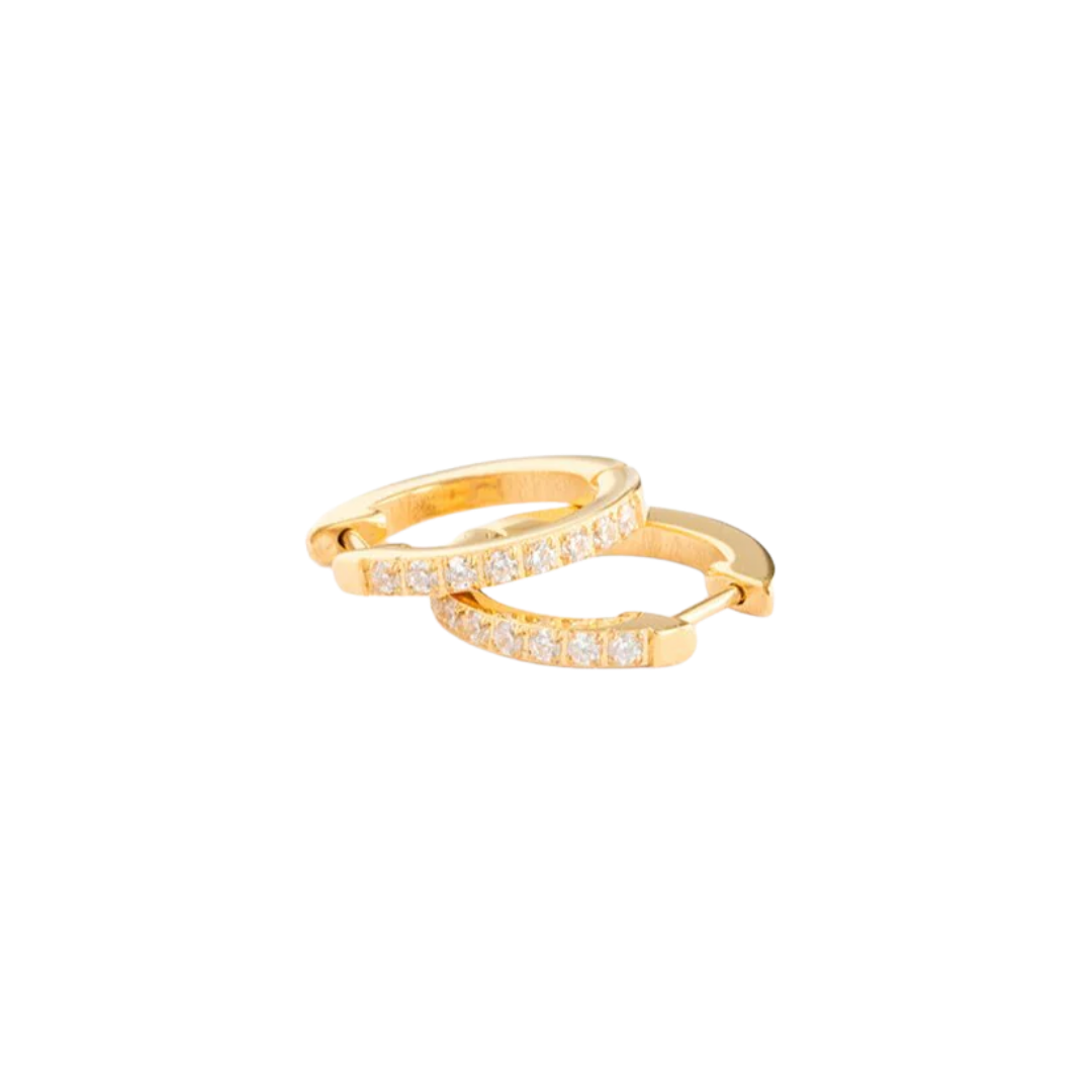 Gem Hoop Earrings