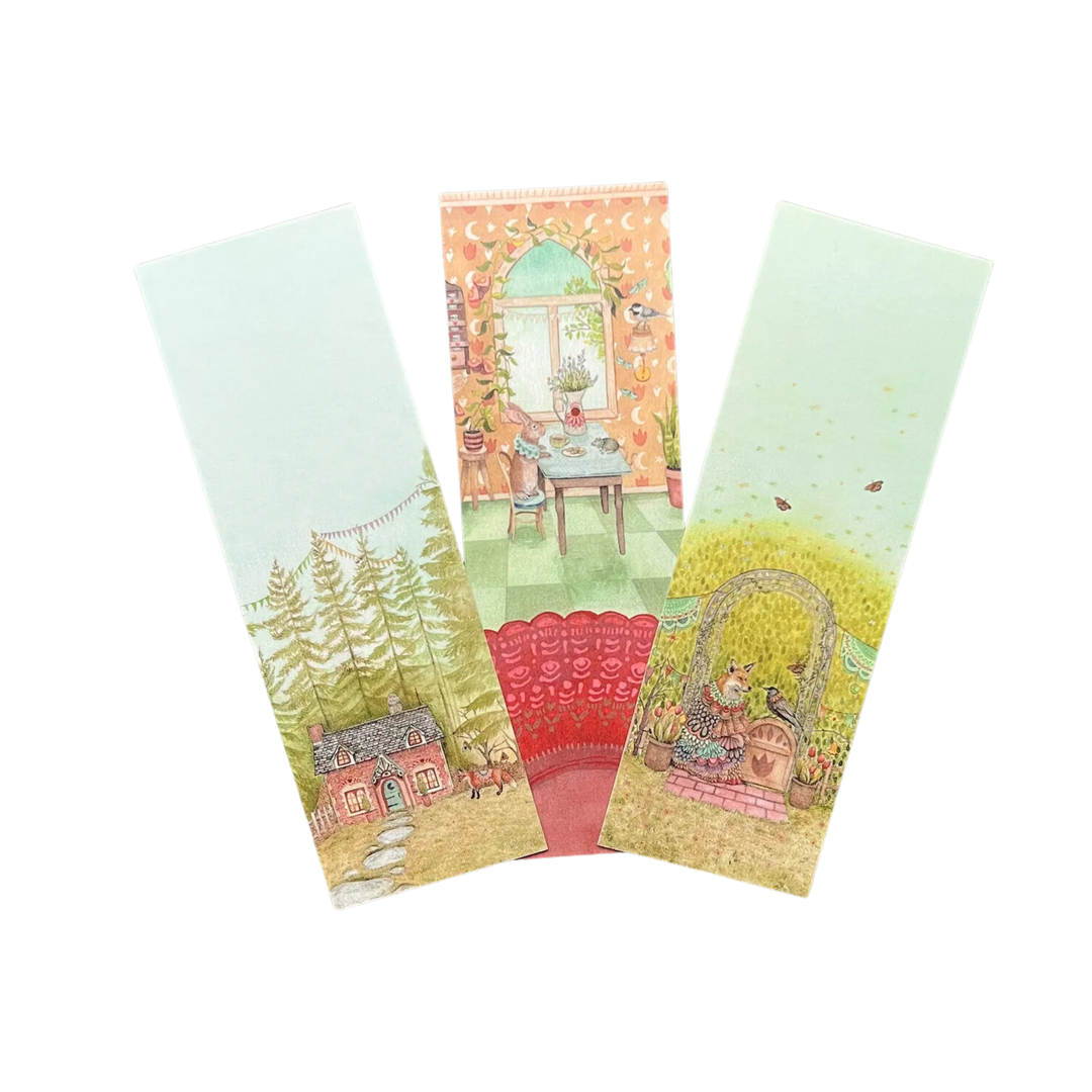 Woodland Homestead Bookmark Set