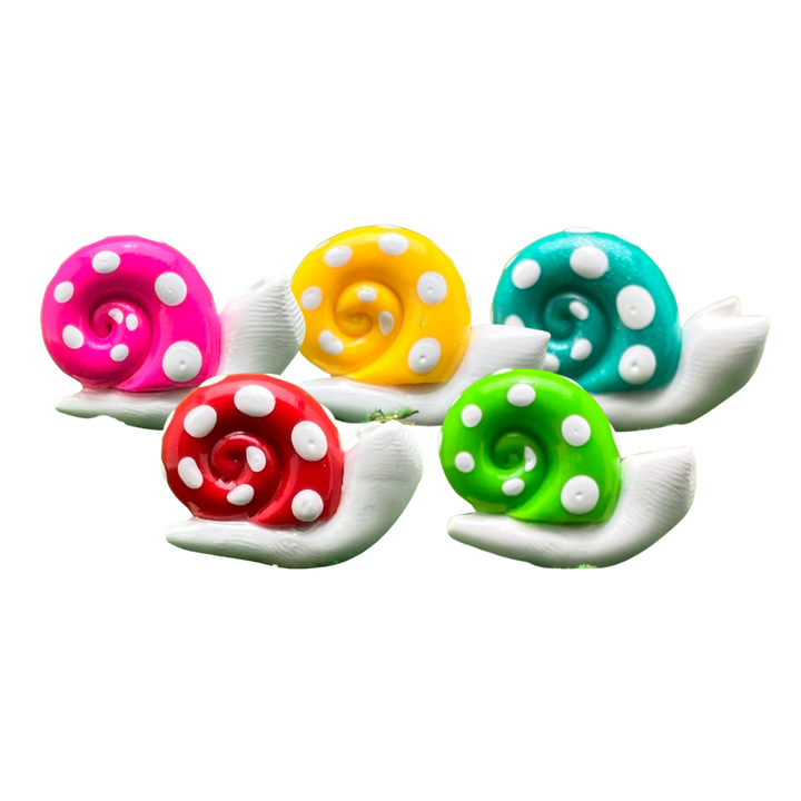 Snail Picks Polymer Clay
