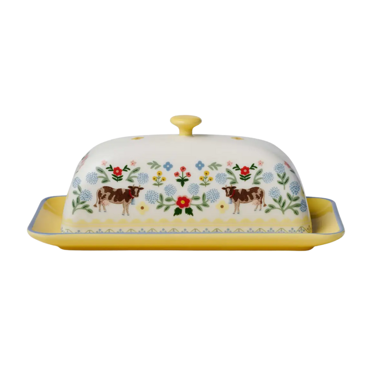 Home Sweet Home Porcelain Butter Dish