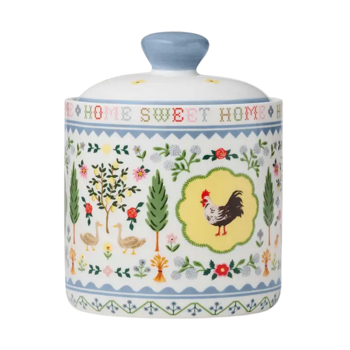 Home Sweet Home Porcelain Canister