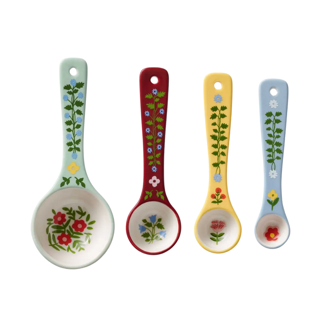 Home Sweet Home Porcelain Measuring Spoons