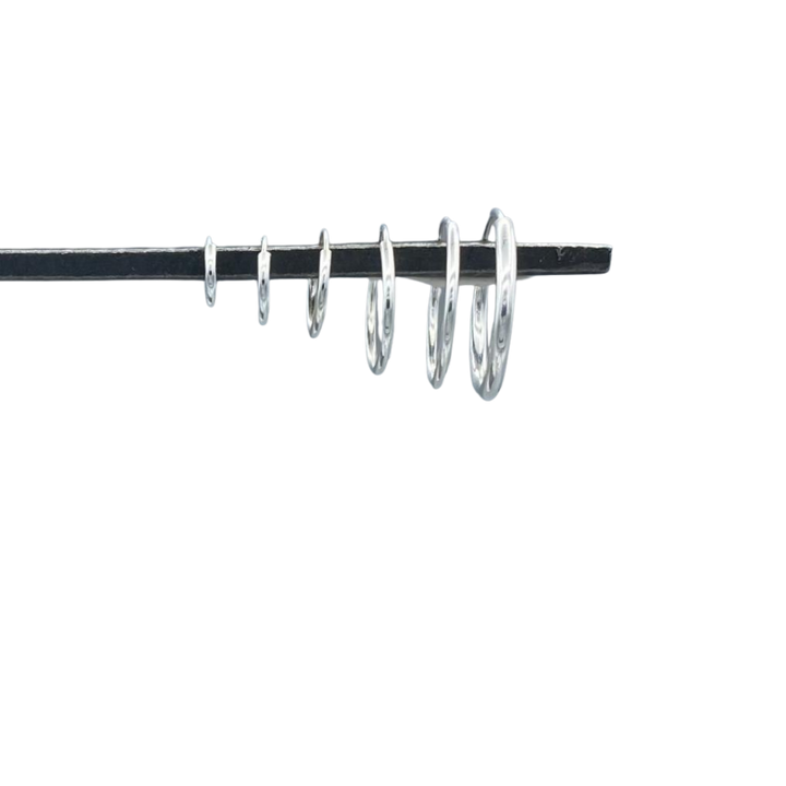 Sterling Silver Endless Hoops