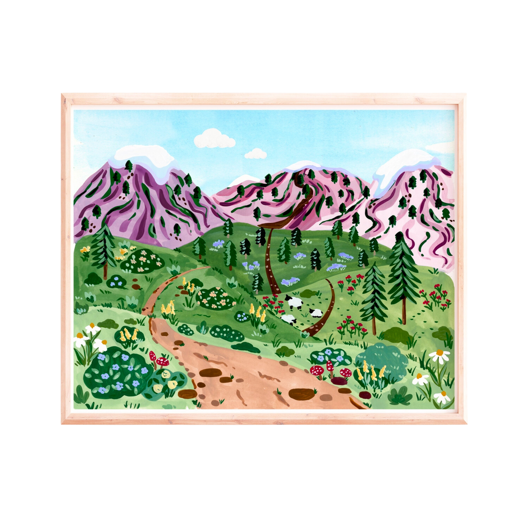 New Zealand Art Print