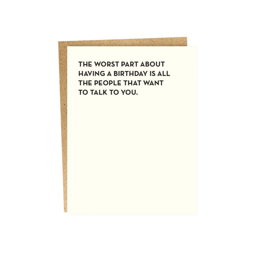 Worst Part Card