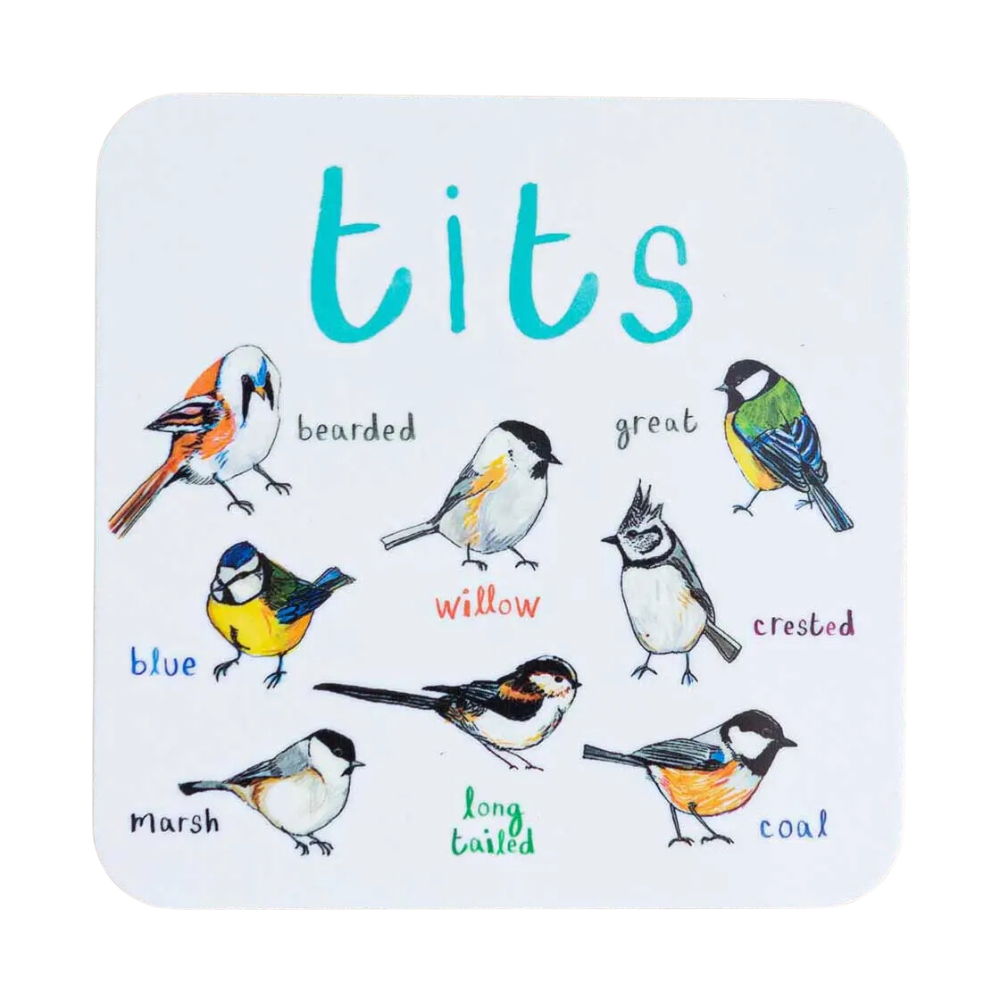 Tits Bird Coaster