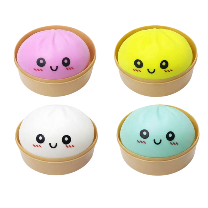 Mystery Squishy Dumpling Stress Relief Squeeze Toy