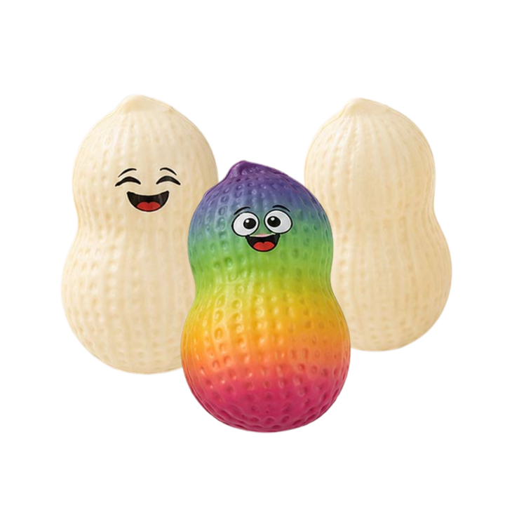 Peanut Squeeze Slow Rise Squishy Stress Relief Toy