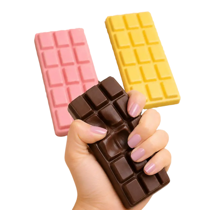 Chocolate Bar Squishy Stress Relief Toy