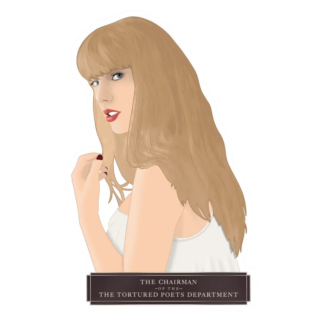 Taylor Swift the Tortured Poets Department Chairman Sticker