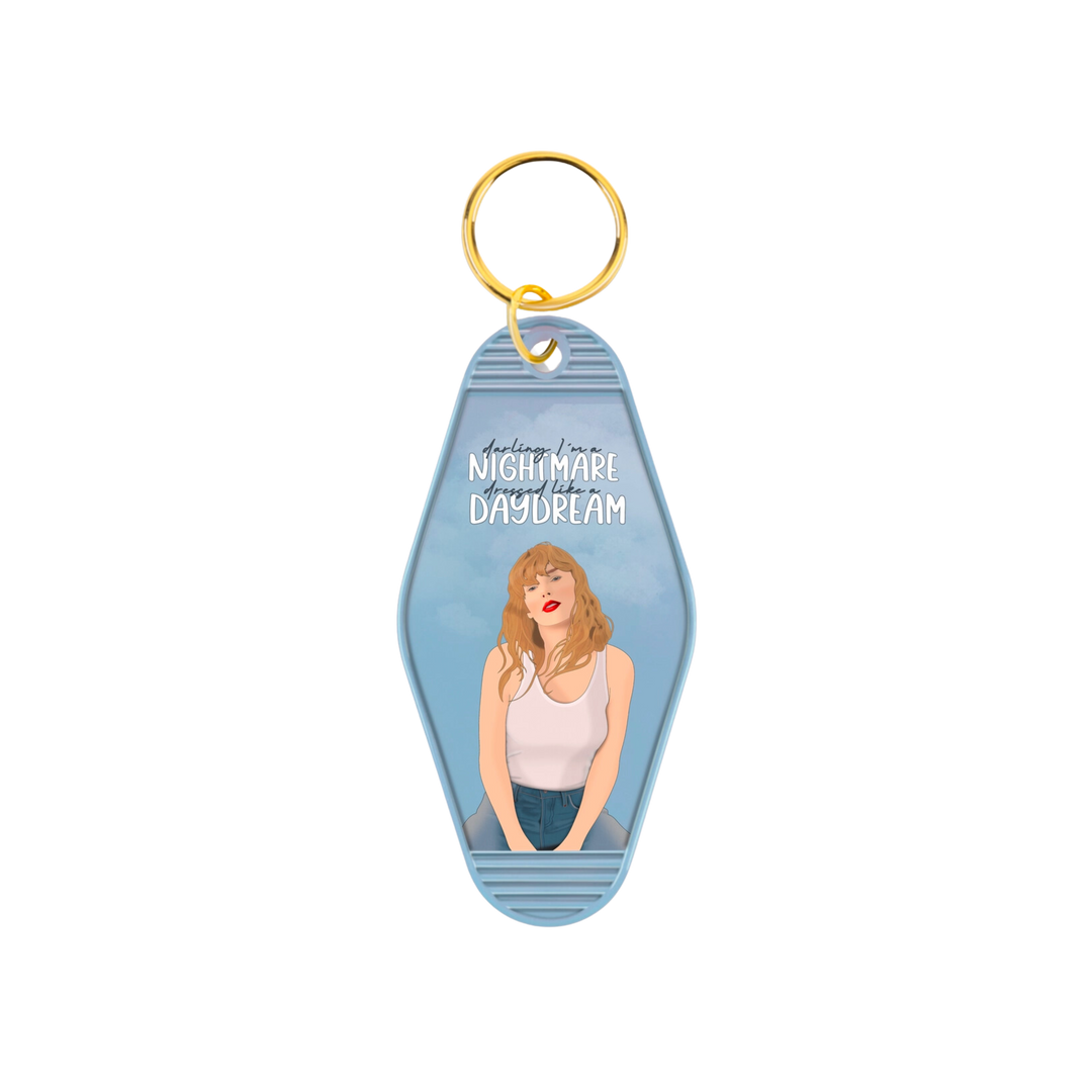 Taylor Swift 1989 Blank Space Motel Keychain