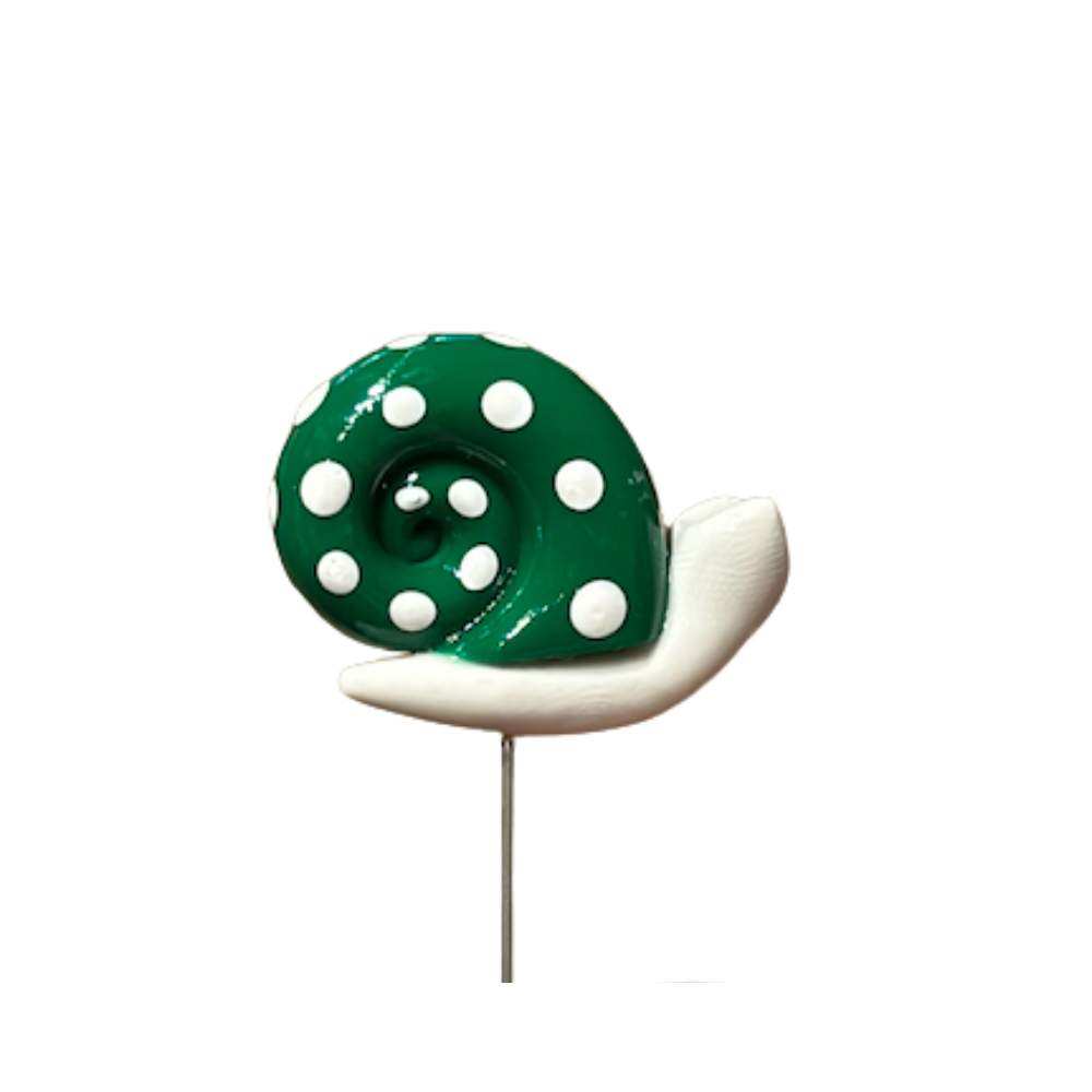 Snail Picks Polymer Clay