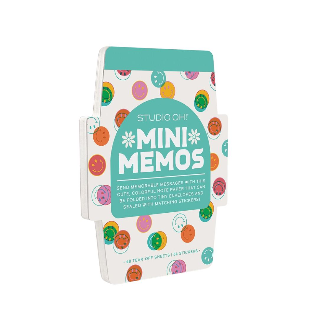 Happy Vibes Mini Memo with Stickers