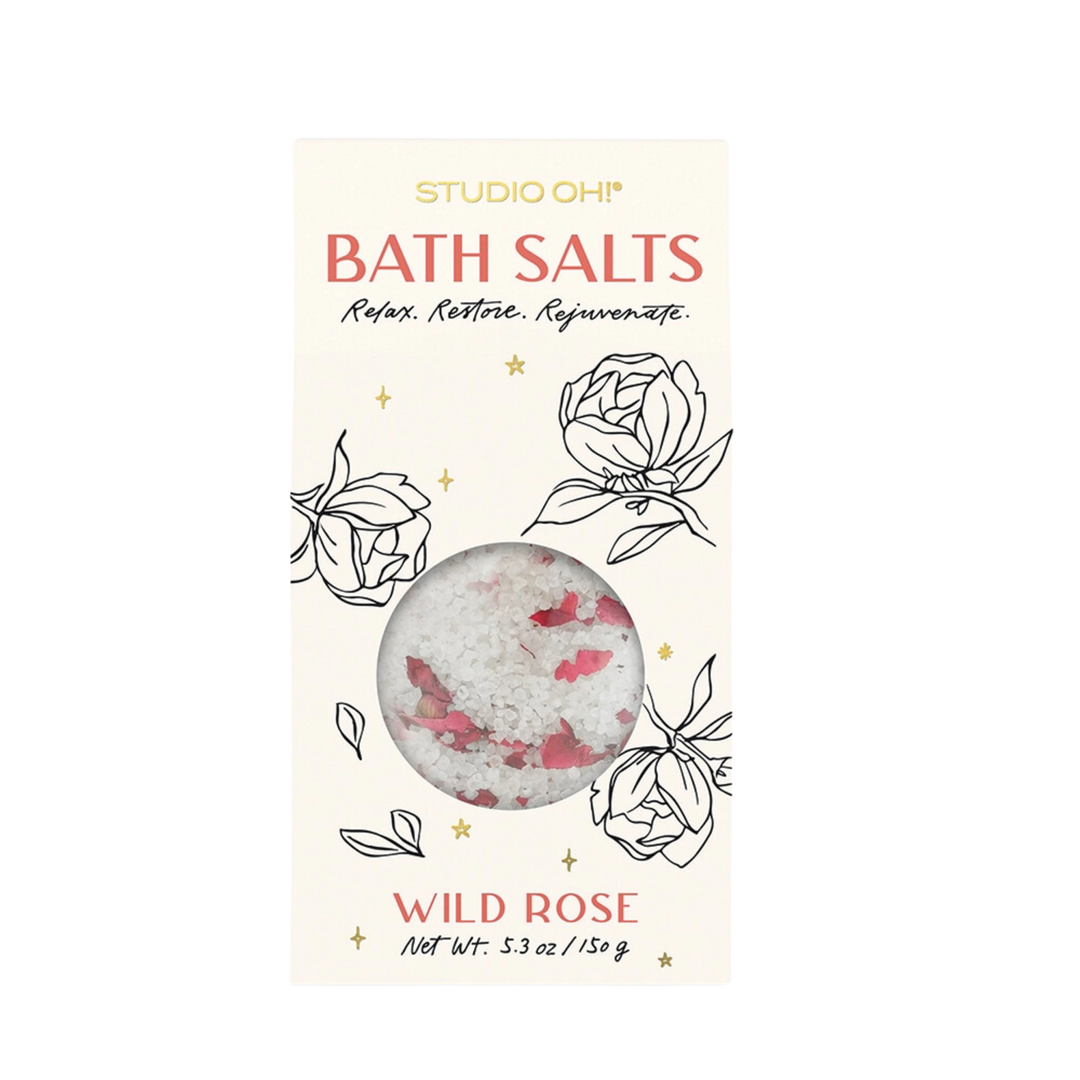 Wild Rose Scented Bath Salts