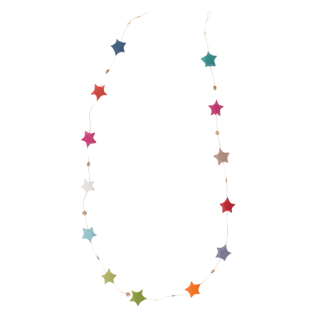 Rainbow Star Garland