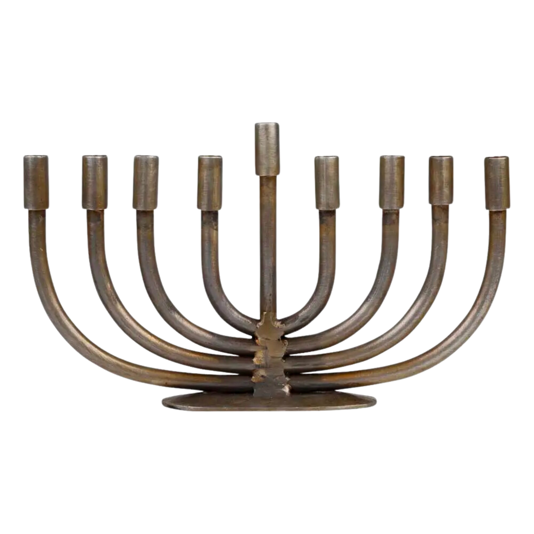 Wrought Iron Menorah